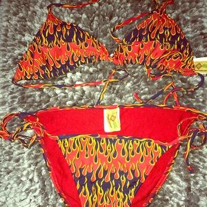 2 piece cover style bathing suit